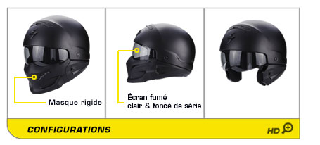 Scorpion EXO-COMBAT - Configurations