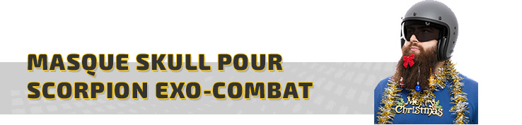 Masque Skulll pour Scorpion EXO-COMBAT